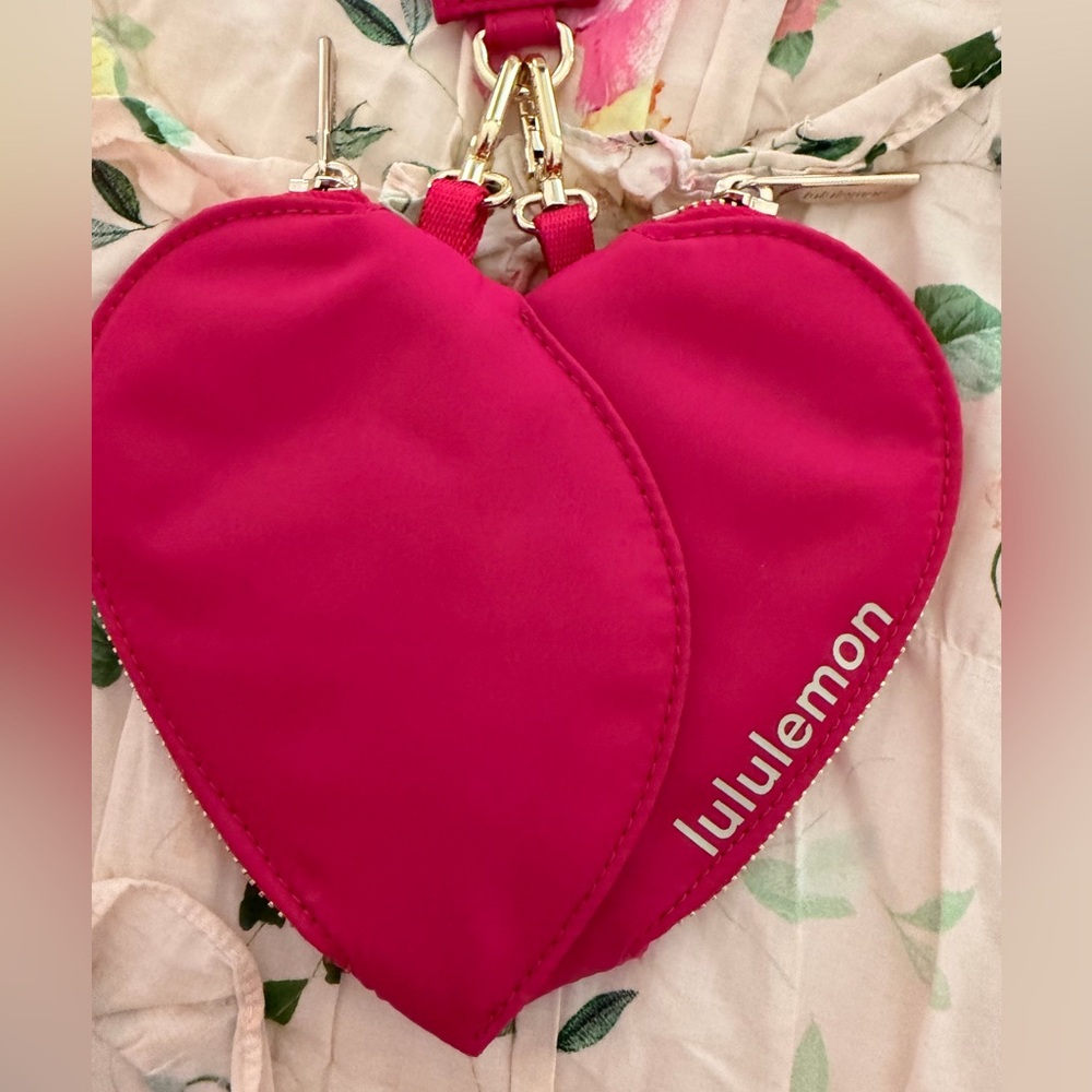 lululemon athletica Fuchsia Heart Mini Bag